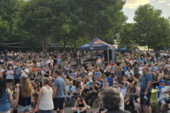 La foule à Ste-Adèle